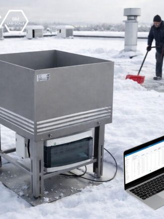 Waga do mierzenia śniegu na dachu (śniegomierz) z oprogramowaniem