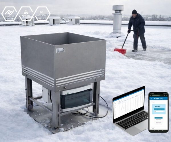 Waga do mierzenia śniegu na dachu